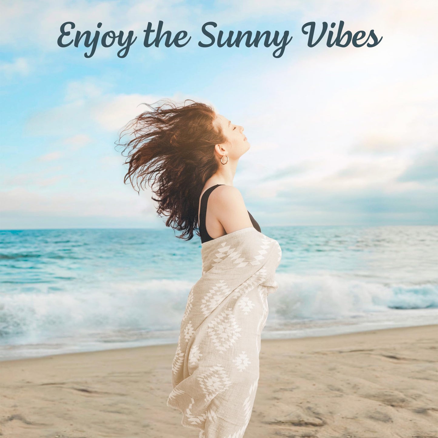 Premium Turkish Beach Towel – 100% Natural Cotton, Quick Dry, Sand Free, Oversized Beach Towel 35”x67” – Ideal for Travel, Pool, and Beach Blanket – Beige Sand Color