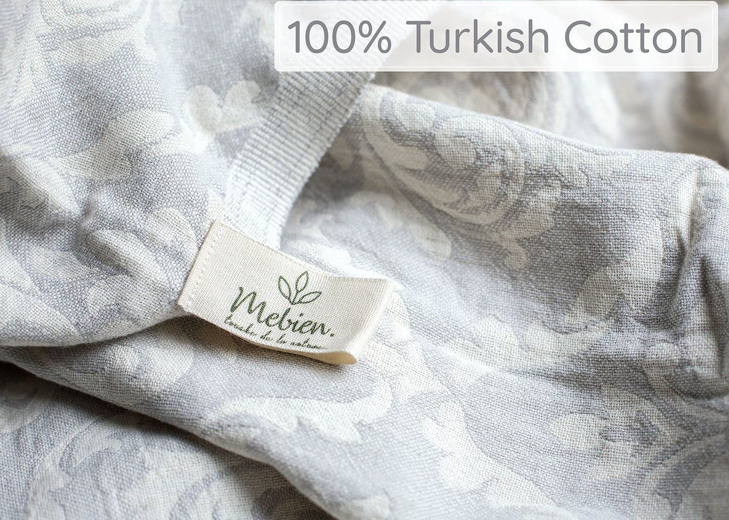 Premium Turkish Beach Towel (35”x 67”) – Lightweight, Quick Dry Beach Towel, Sand-Free, 100% Cotton – Ren Grey Color