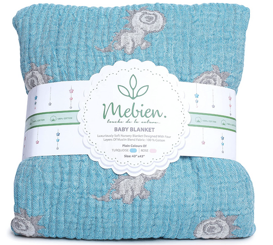 Thick muslin baby blanket hotsell